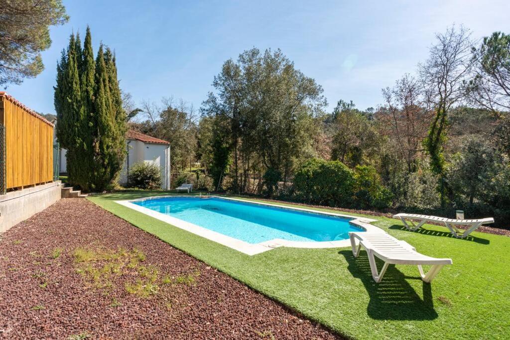 Casa Con Piscina Cerca De Girona Villa Exterior foto