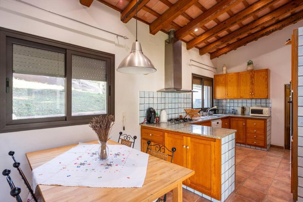 Casa Con Piscina Cerca De Girona Villa Exterior foto