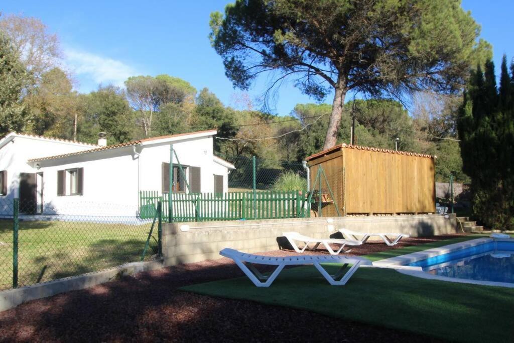 Casa Con Piscina Cerca De Girona Villa Exterior foto