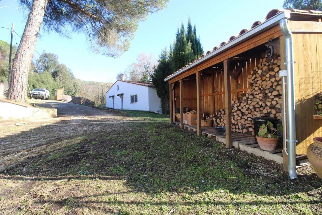 Casa Con Piscina Cerca De Girona Villa Exterior foto