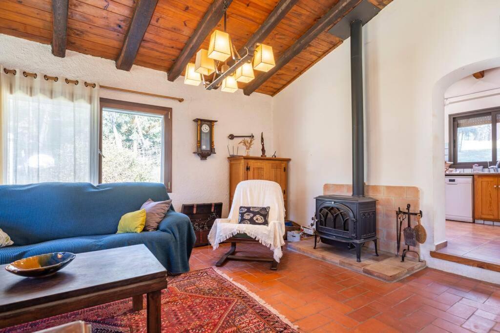 Casa Con Piscina Cerca De Girona Villa Exterior foto