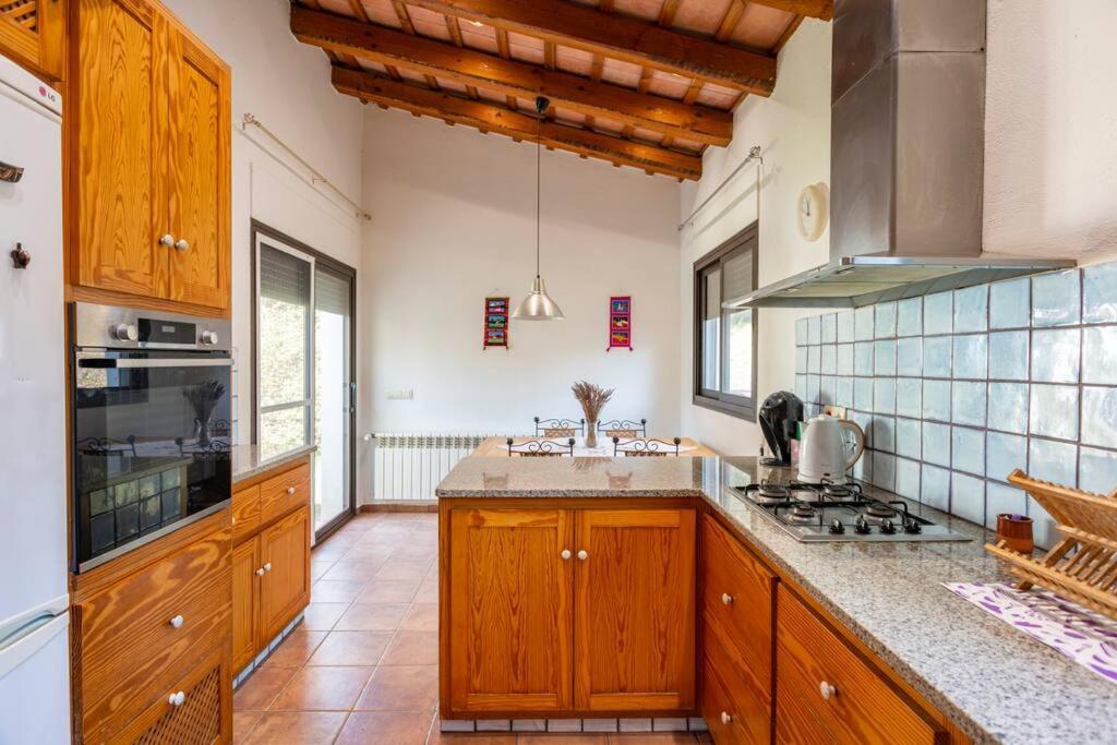 Casa Con Piscina Cerca De Girona Villa Exterior foto